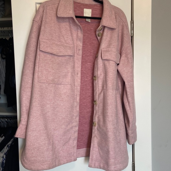 pink shacket - Picture 1 of 5